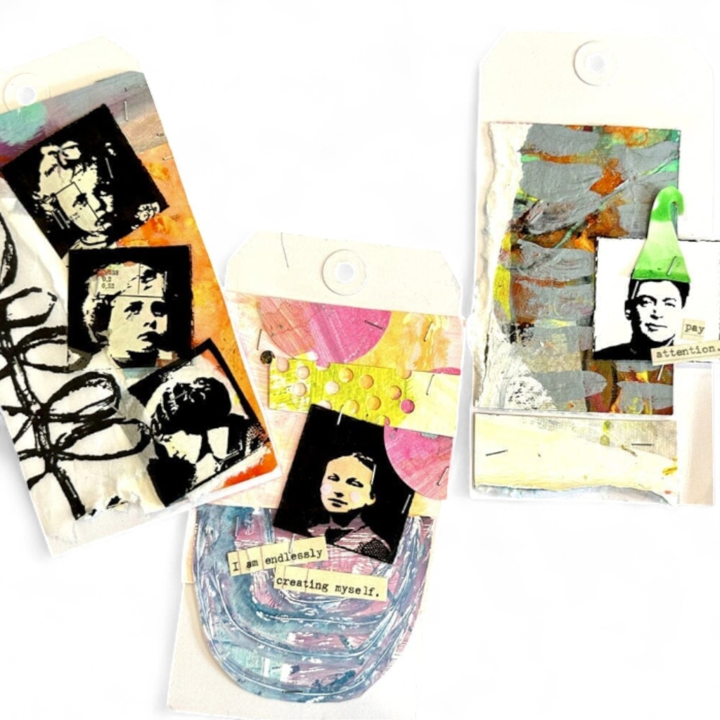 Dina Wakley Media - Pocket Square stamp set