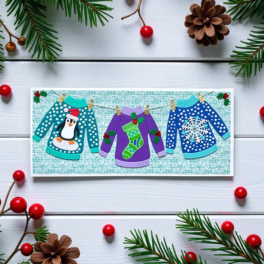 Sweet Dixie Christmas Jumper 2 die set