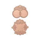 Spellbinders - Monogram Medallions Glorious Glimmer Plate