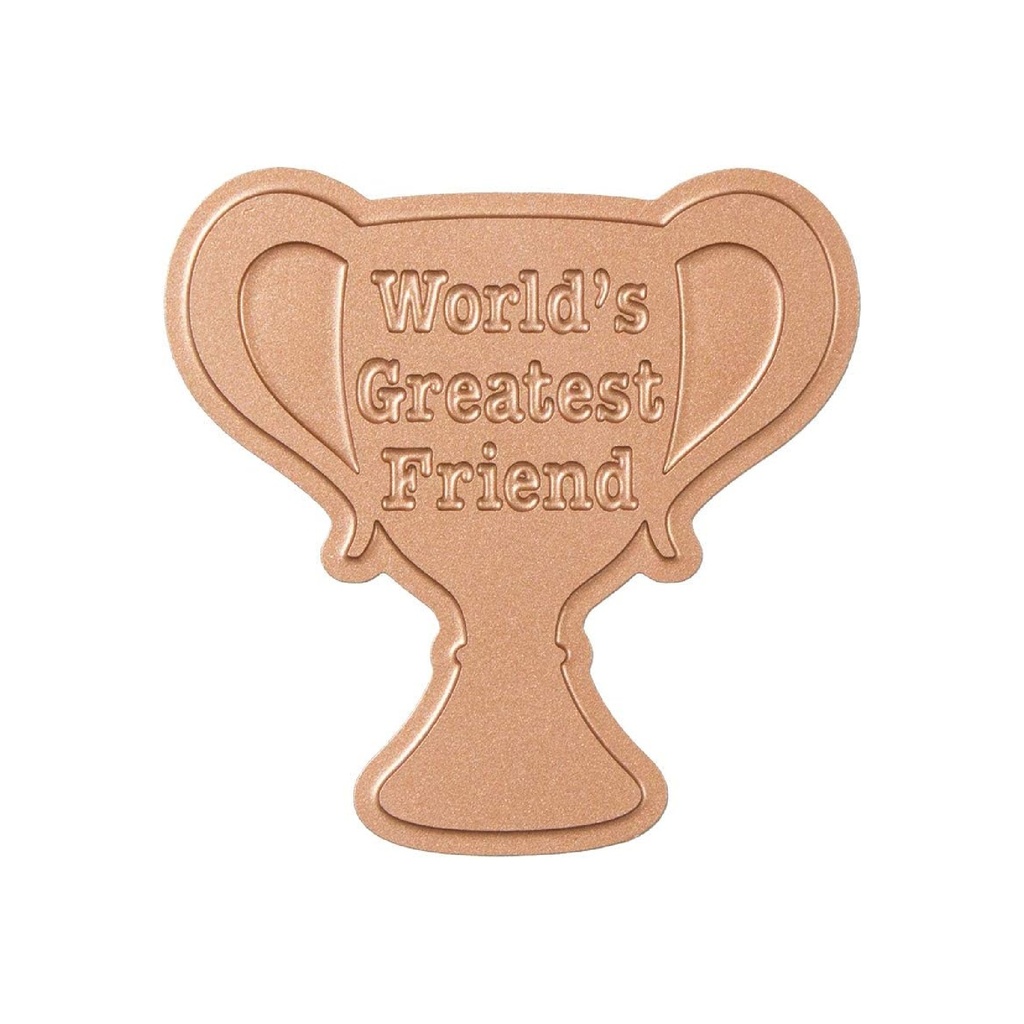 Spellbinders - Worlds Greatest Friend Glimmer Plate