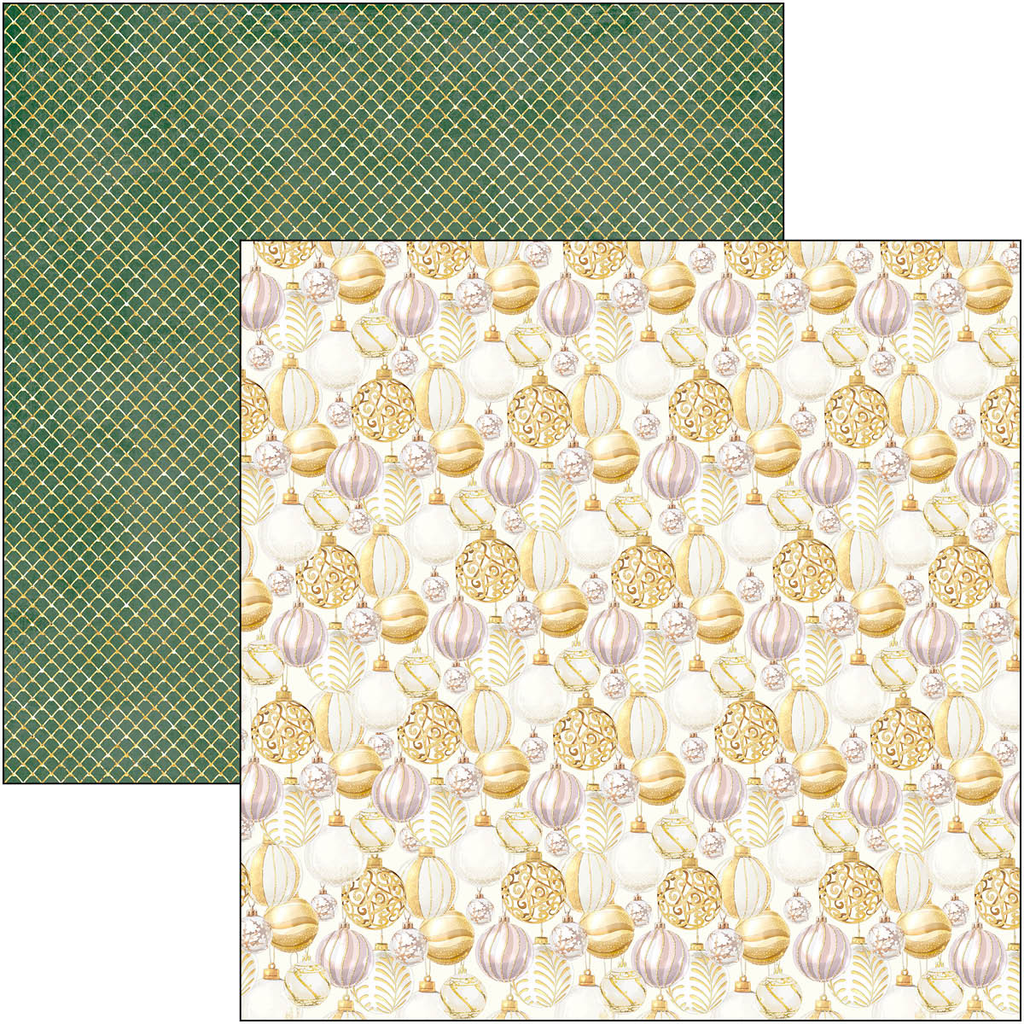 Ciao Bella Paper - Sparkling Christmas Patterns Pad (12x12)