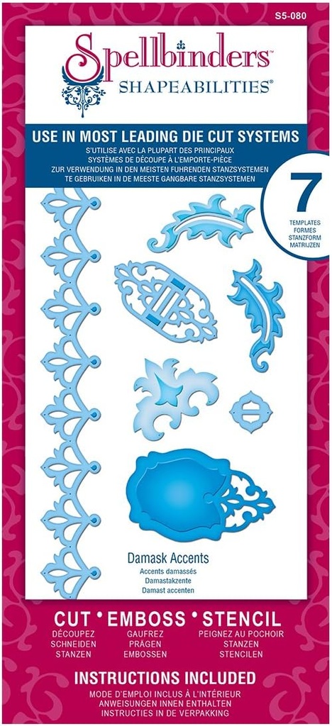 Spellbinders Shapeabilities - Damask Accents