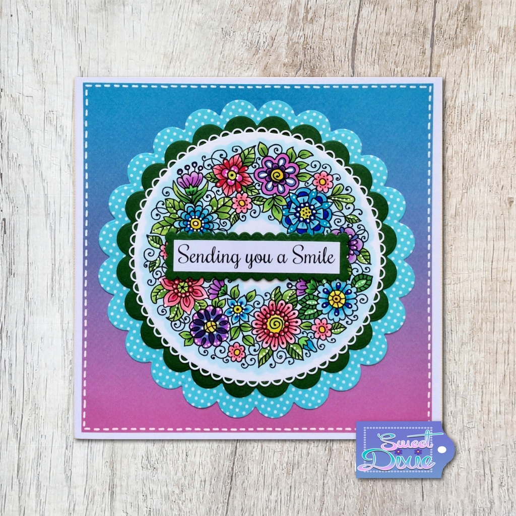 Sweet Dixie Fantasy Floral Wreath