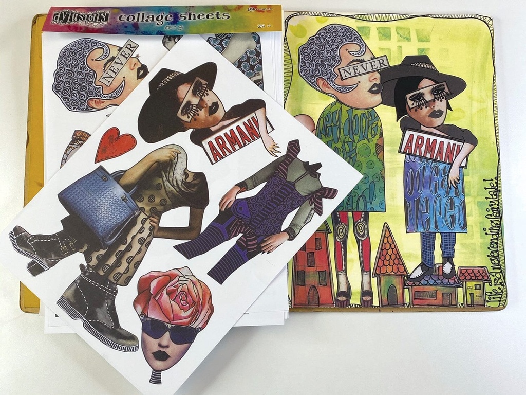 Dylusions Collage Sheets Set #3 