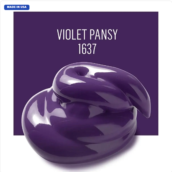 Violet Pansy FolkArt Outdoor - Violet Pansy (2oz)