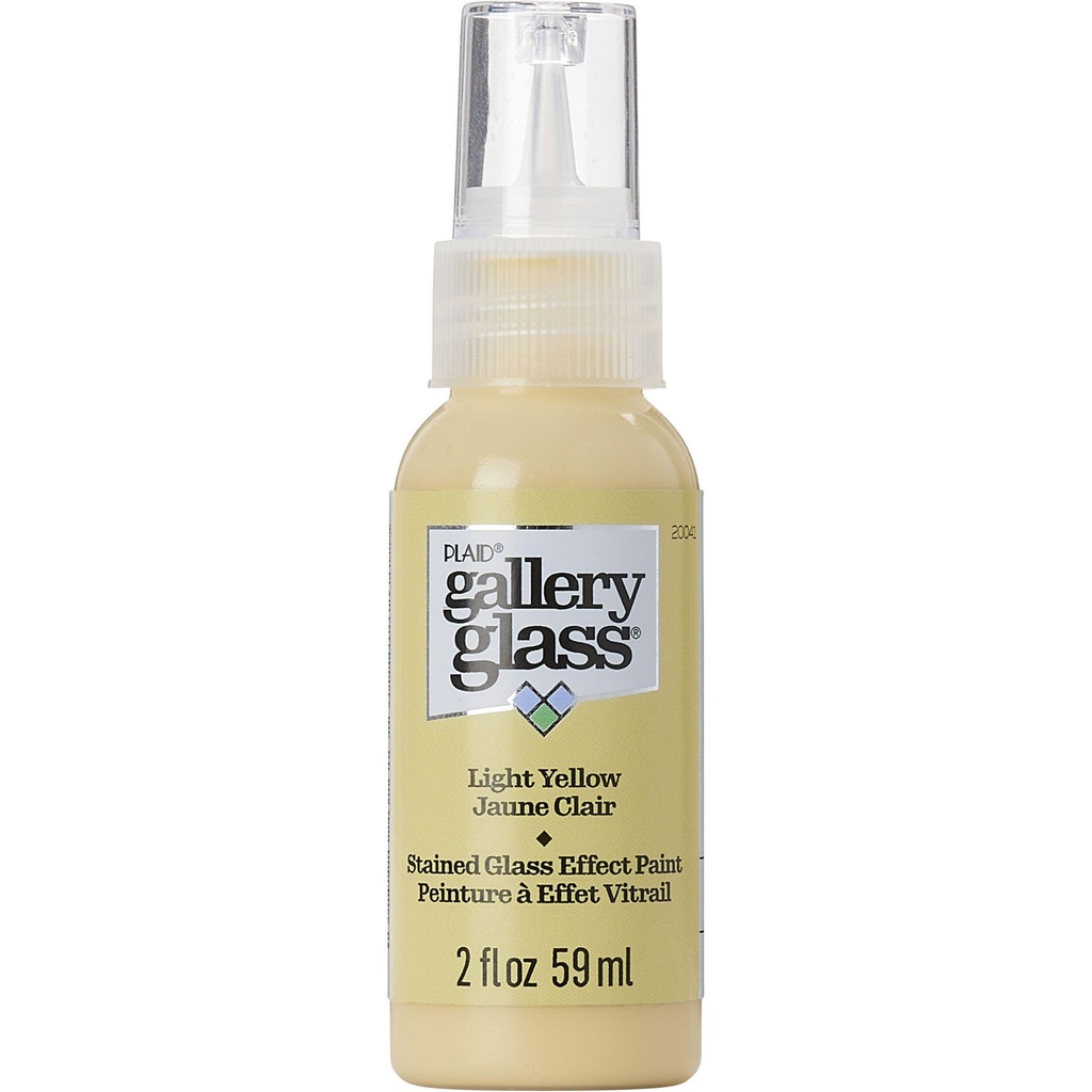Plaid - Gallery Glass - 2oz - Light Yellow