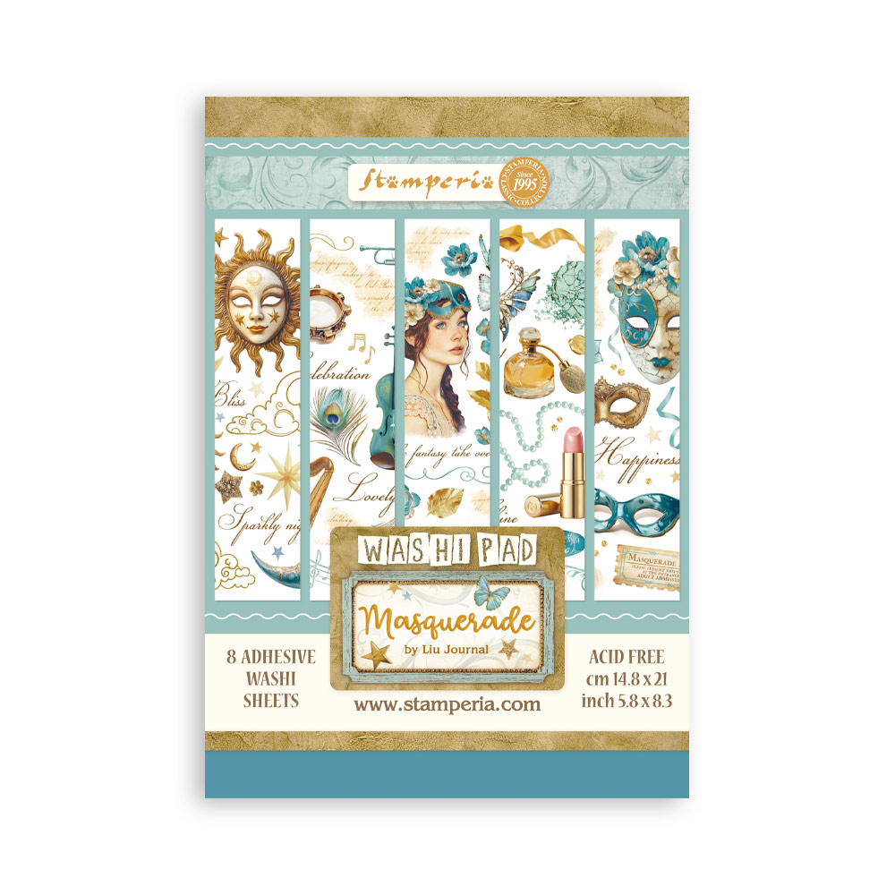 Stamperia - Masquerade - Washi Pad