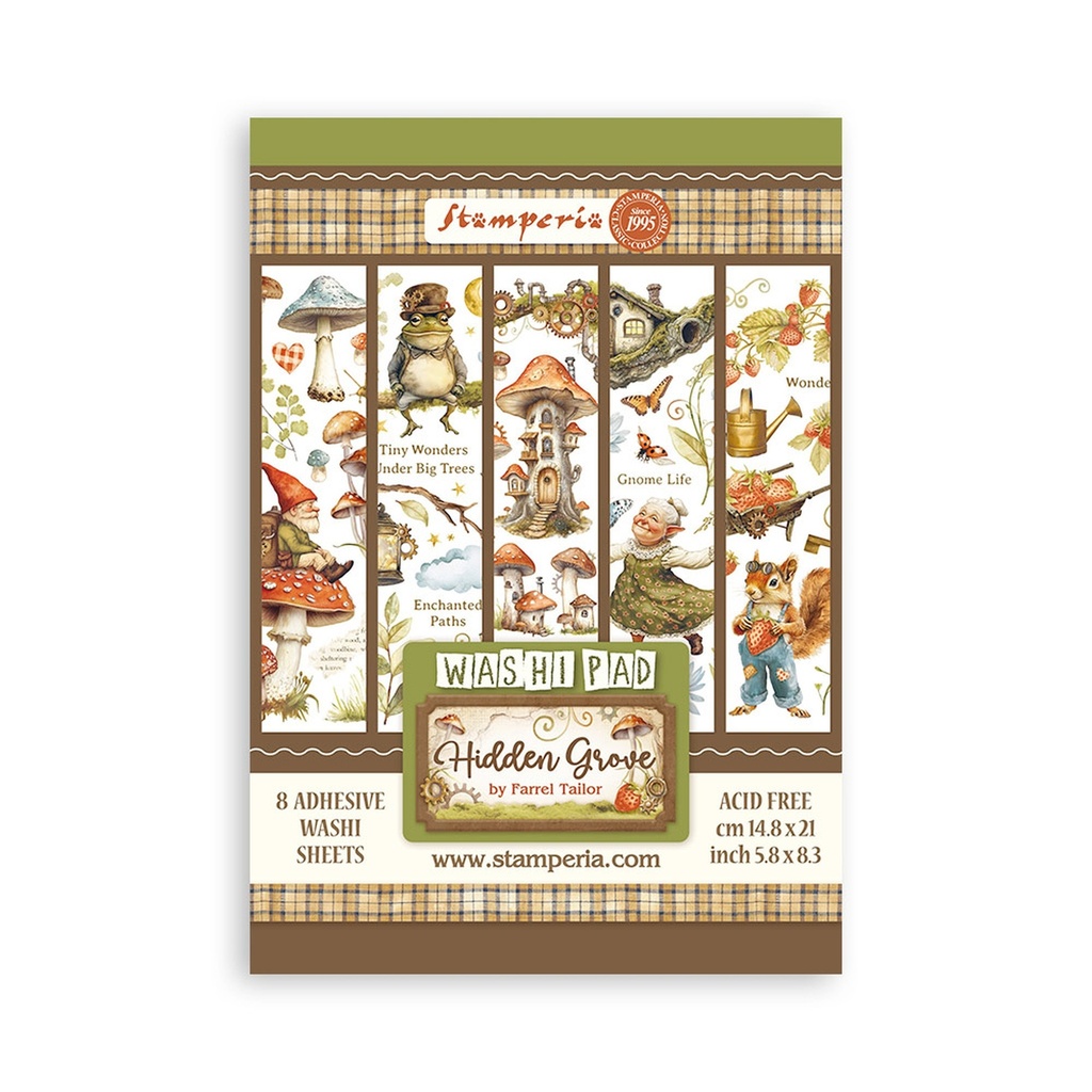 Stamperia - Hidden Grove -  Washi Pad 