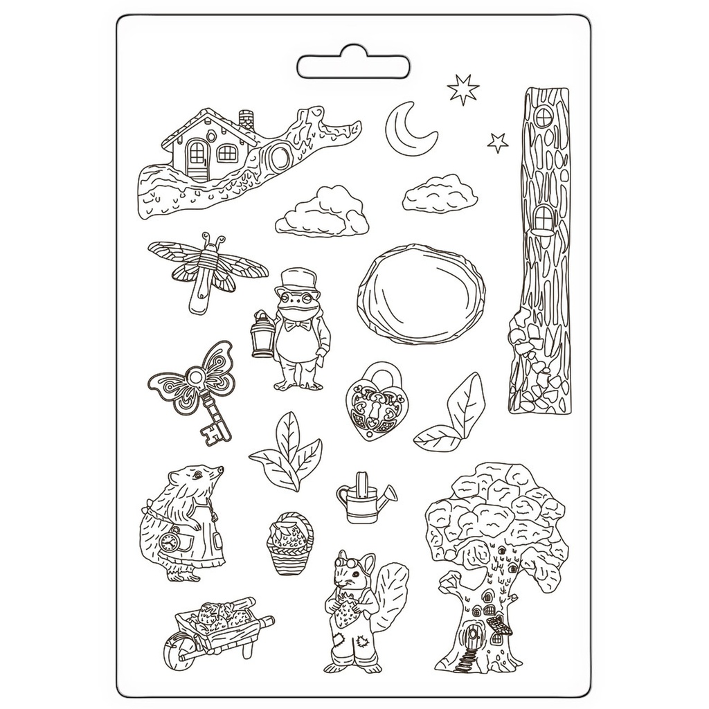 Stamperia - Hidden Grove -  A4 Soft Mould 