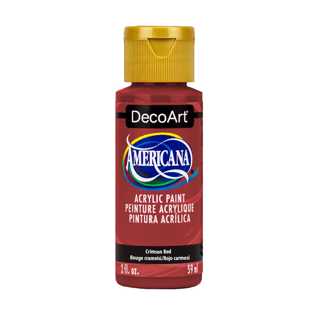 Crimson Red Decoart Americana Acrylic 2oz 
