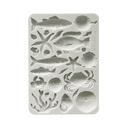 Stamperia - Silent Sea - A5 silicon mould - Shells and Fish 