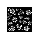 Stamperia - Timeless - Bud Pattern Stencil(12x12cm)