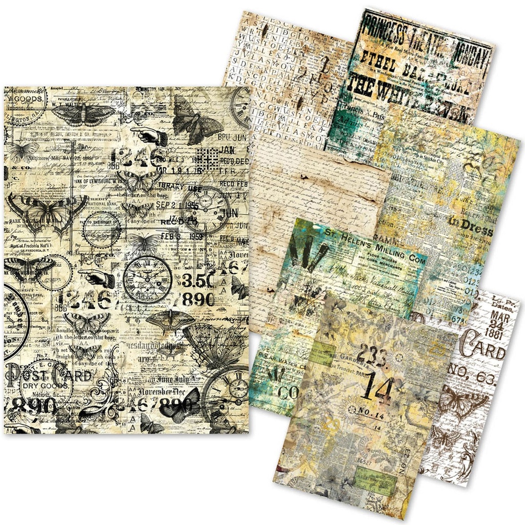 Ciao Bella Paper - Time Capsule Craftmix A5 Paper Pack (Tissue & Vellum Variety)
