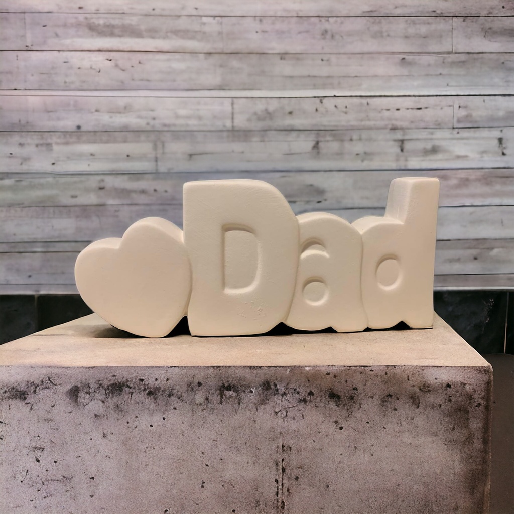 Dad - Pottery Blank - Single Piece 