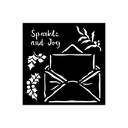 Stamperia - The Owl's House - Letter Stencil (12x12cm) 