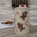 Gingerbread Canister with lid (Carton of 6)