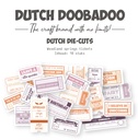 Dutch Doobadoo - Woodland Springs - Die-cuts Tickets 