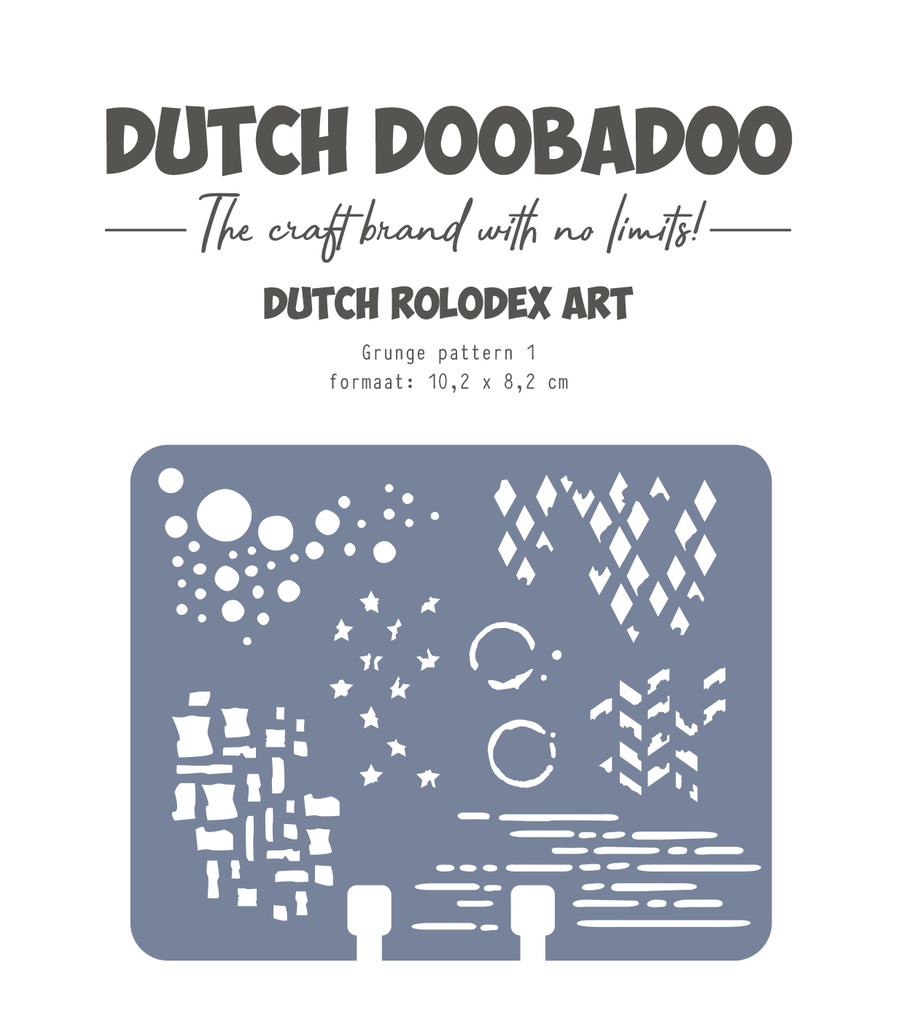 Dutch Doobadoo Mask Art - Rollerdex Pattern