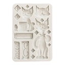 Stamperia - Furry Friends - Cats A5 Silicon Mould 