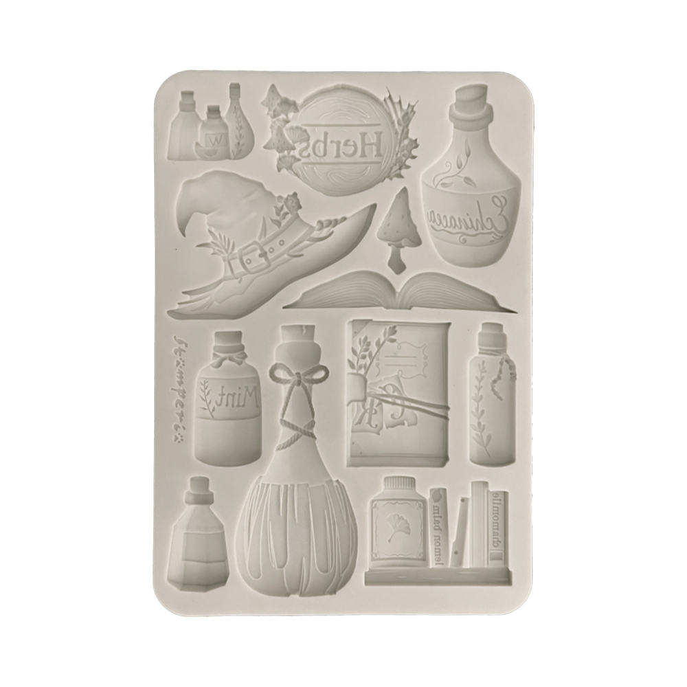 Stamperia - Herbarium Silvae - Alchemy A5 Silicon Mould