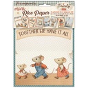 Stamperia - Family - A6 Mini Rice Paper Selection (8 designs)