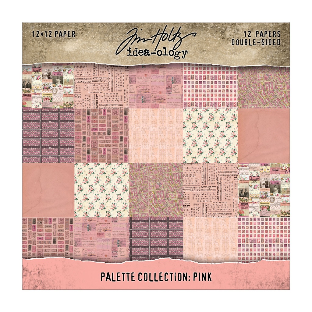 Tim Holtz Idea-ology - Palette Collection: Pink (12"x12")