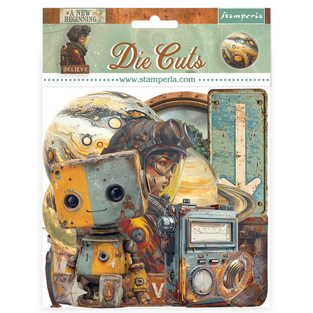 Stamperia - A New Beginning - Die Cuts 
