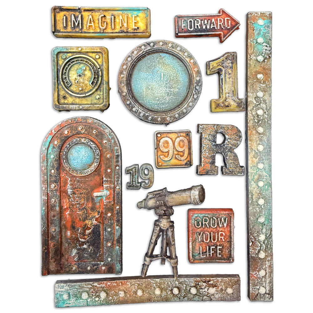 Stamperia - A New Beginning - Telescope A5 Silicon Mould