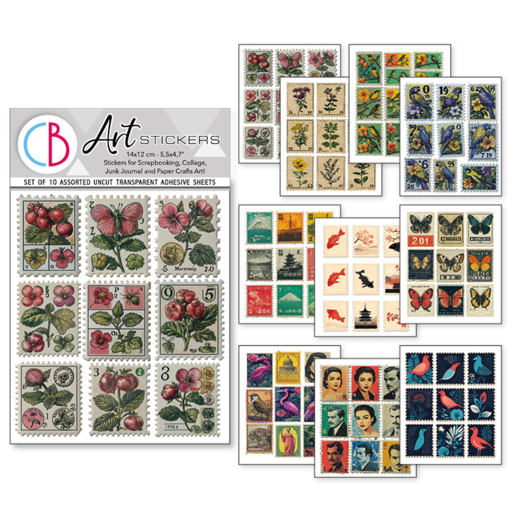  Ciao Bella Paper - Faraway Mail Sticker Set (10 sheets)