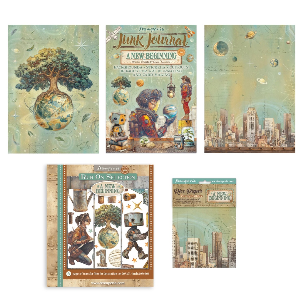 Stamperia - A New Beginning Junk Journal Collection