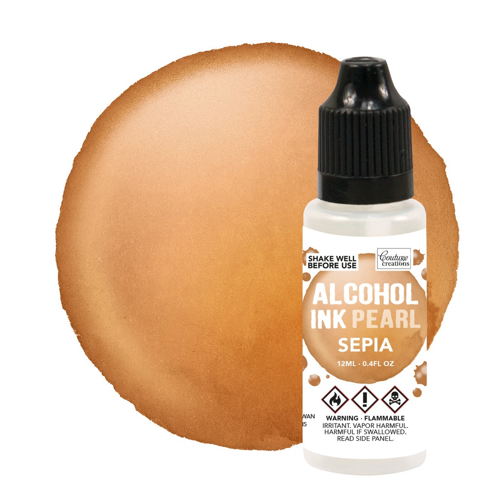 Couture Creations Alcohol Ink - Sepia Pearl (12ml)