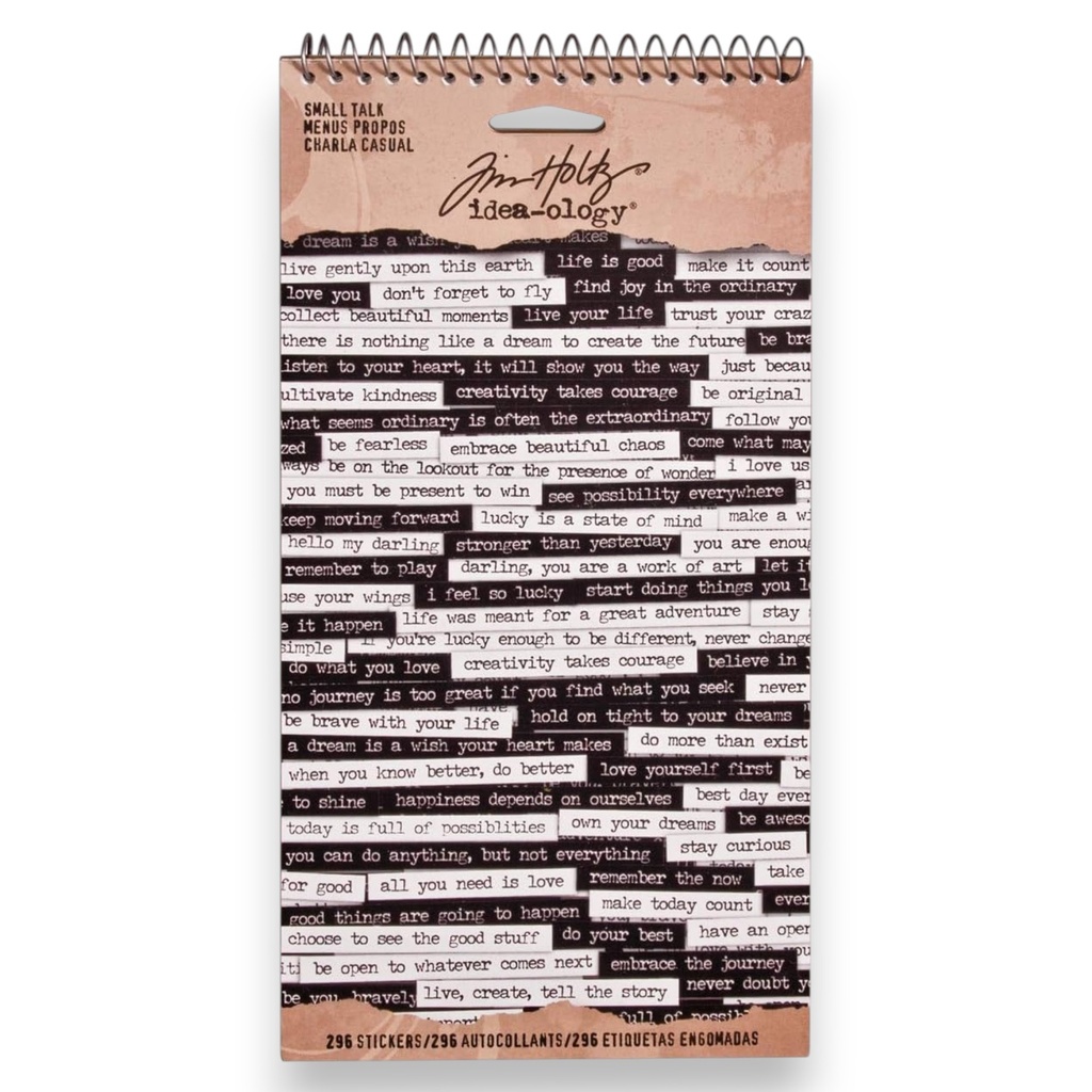 Tim Holtz Idea-ology - Small Talk Stickers