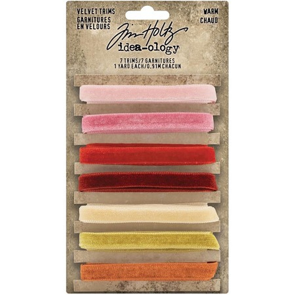 Tim Holtz idea-ology - Velvet Trims Warm