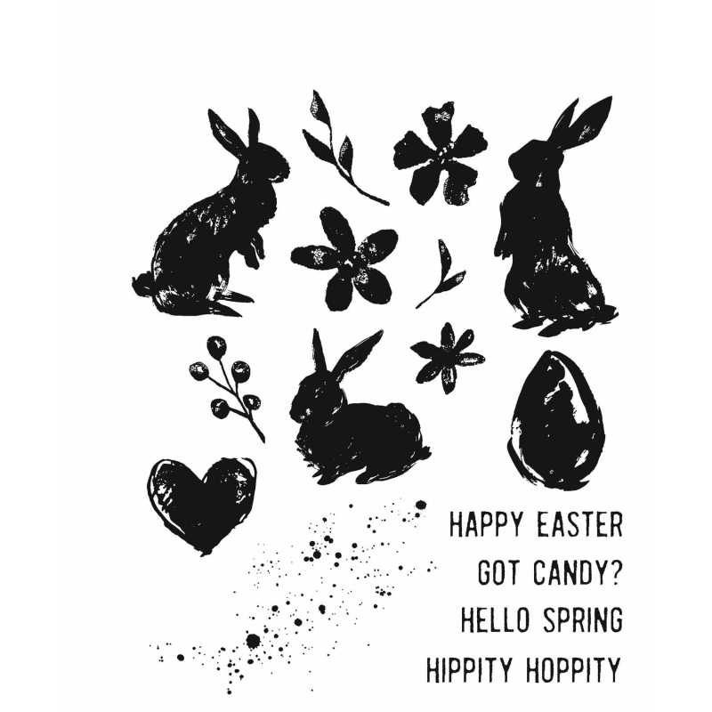 Tim Holtz - Stampers Anonymous Cling Stamps - Spring Shadows