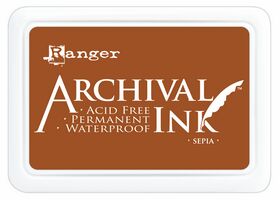Ranger Archival Ink Pad - Sepia