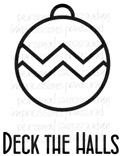 Bert & Gerts Deck the Halls Tinchie stamp set