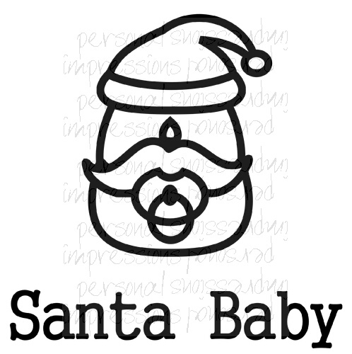 Bert & Gerts Santa Baby stamp set