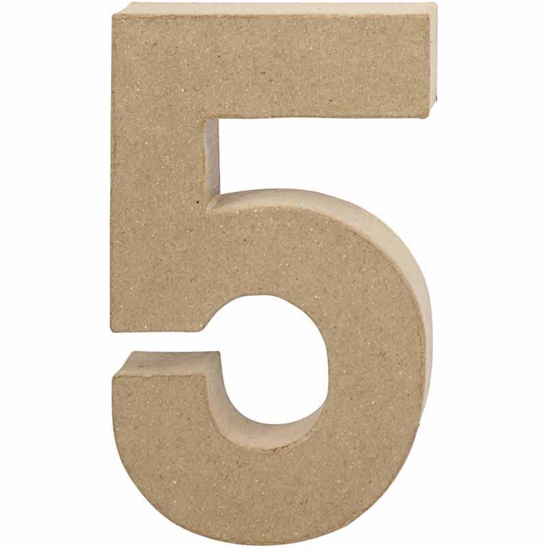 Creativ - Paper Mache Number 5 - 20.5cm