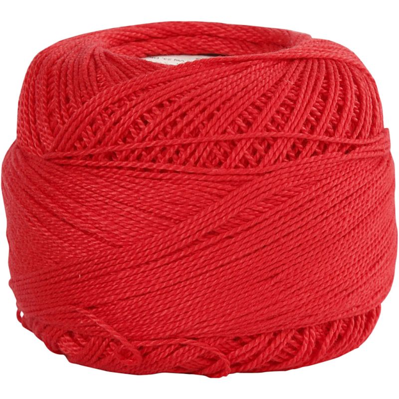 Creativ - Mercerized Red Cotton Yarn - 20g