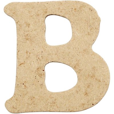 Creativ - Wooden Letter B - 4cm (10 pk)