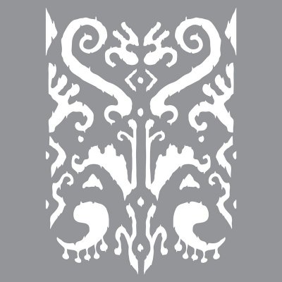 Indian Ikat Stencil