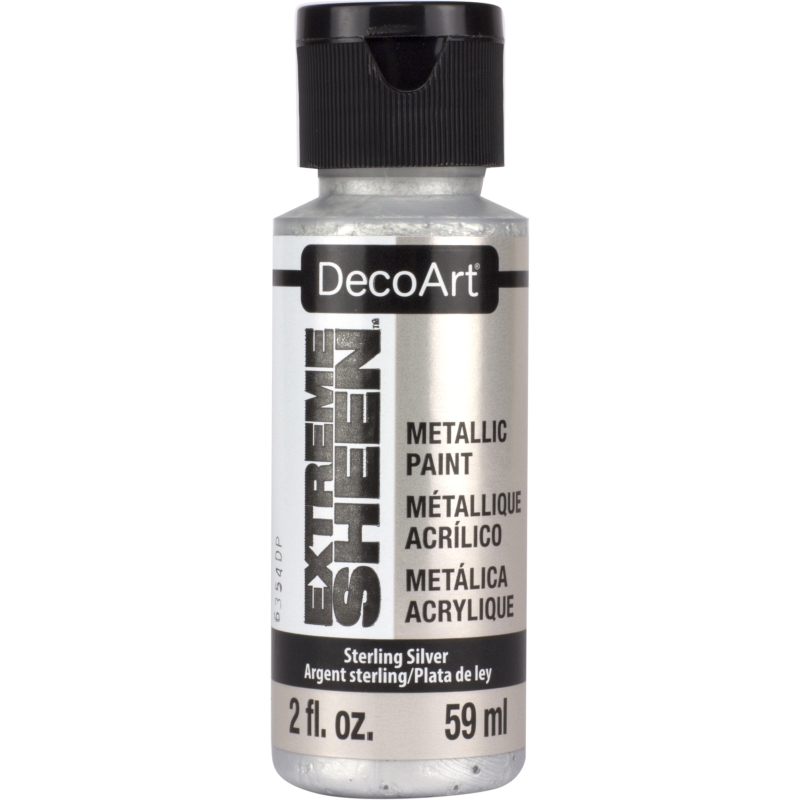 DecoArt Extreme Sheen Metallic Paint - Sterling Silver (2oz)