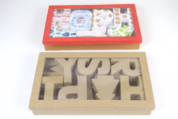 PaperMache Happy Christmas Letter Kit Pack of 6