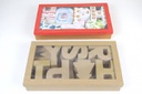 PaperMache Happy Christmas Letter Kit Pack of 6