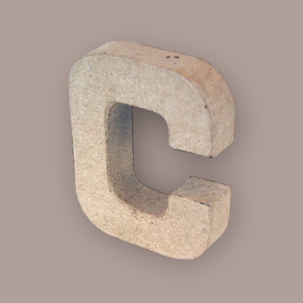 PaperMache Letter 4" C PACK OF 5