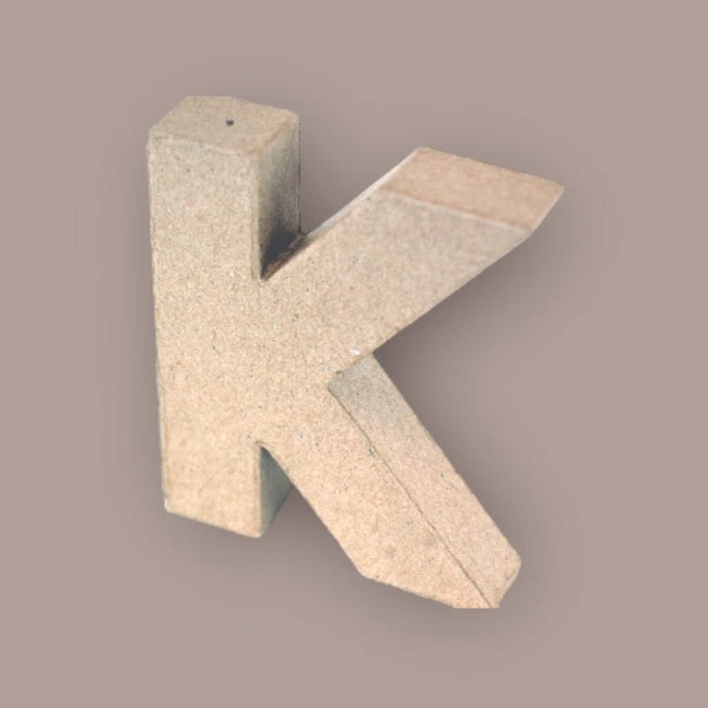 PaperMache Letter 4" K PACK OF 5