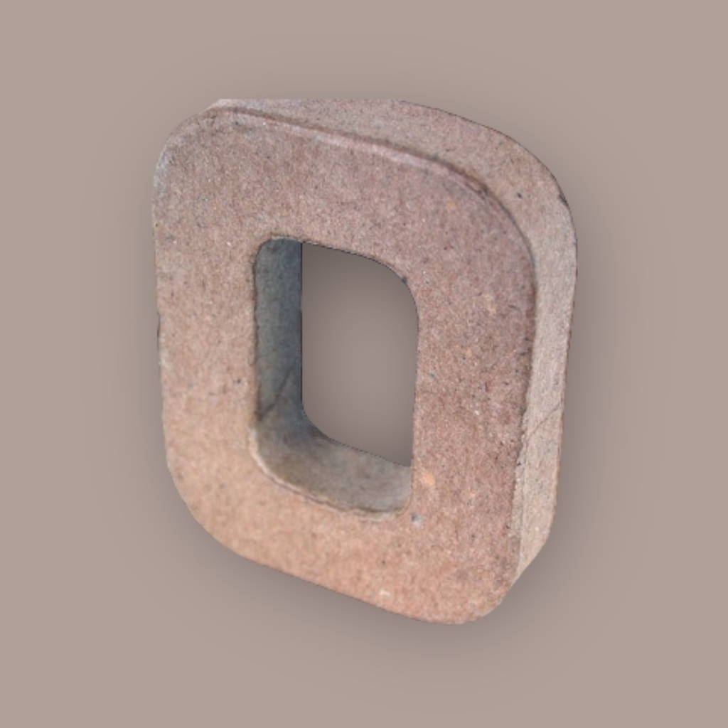 PaperMache Letter 4" O PACK OF 5