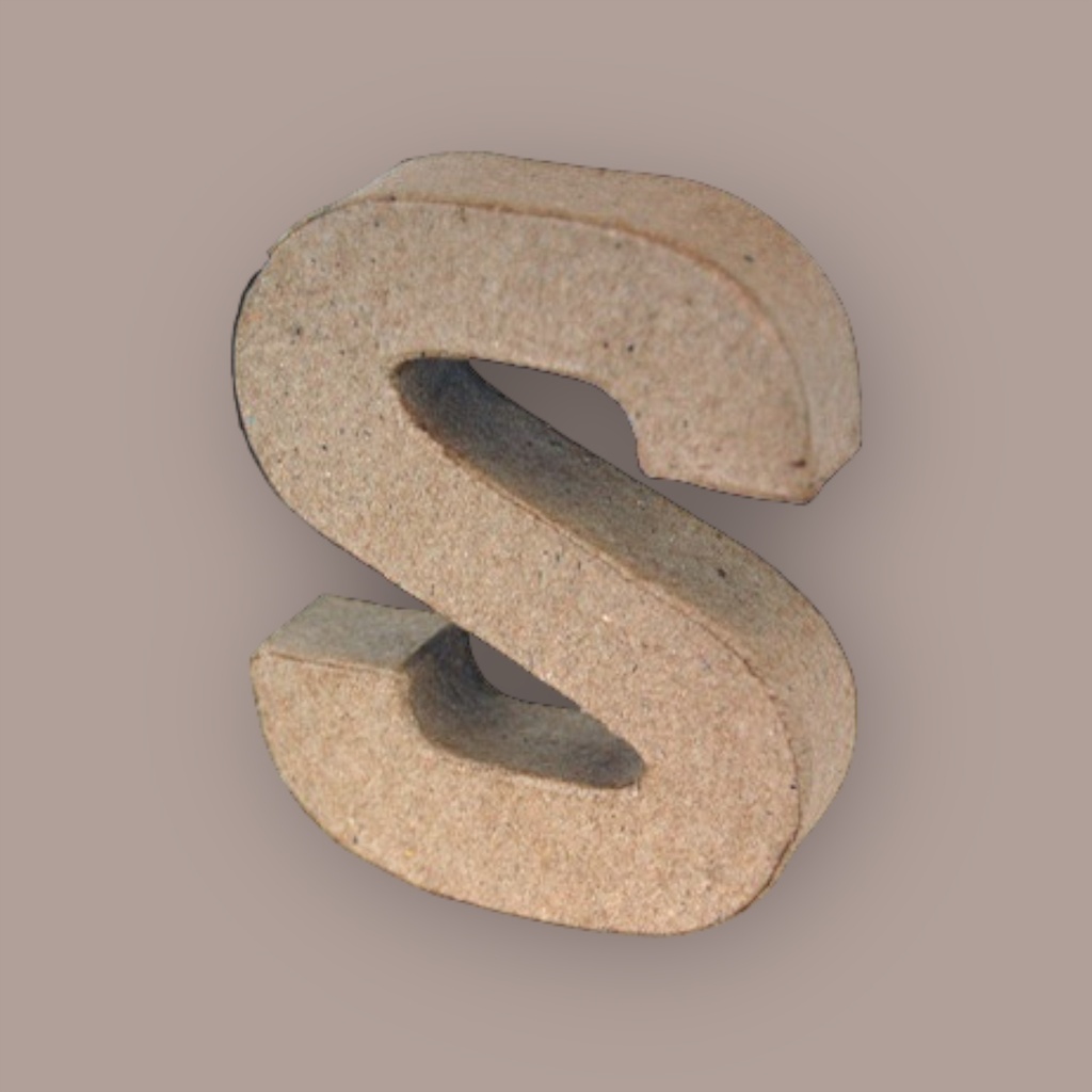 PaperMache Letter 4" S PACK OF 5