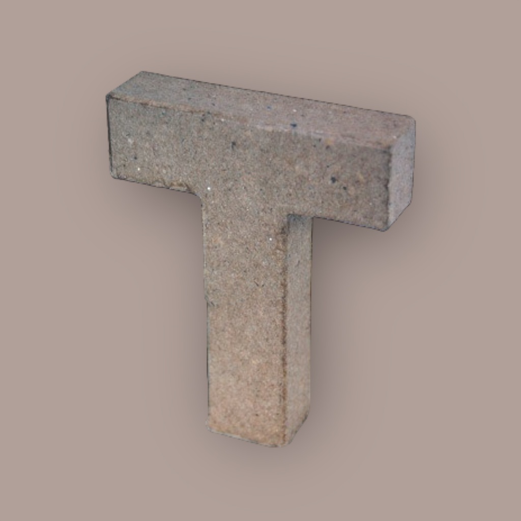 PaperMache Letter 4" T PACK OF 5