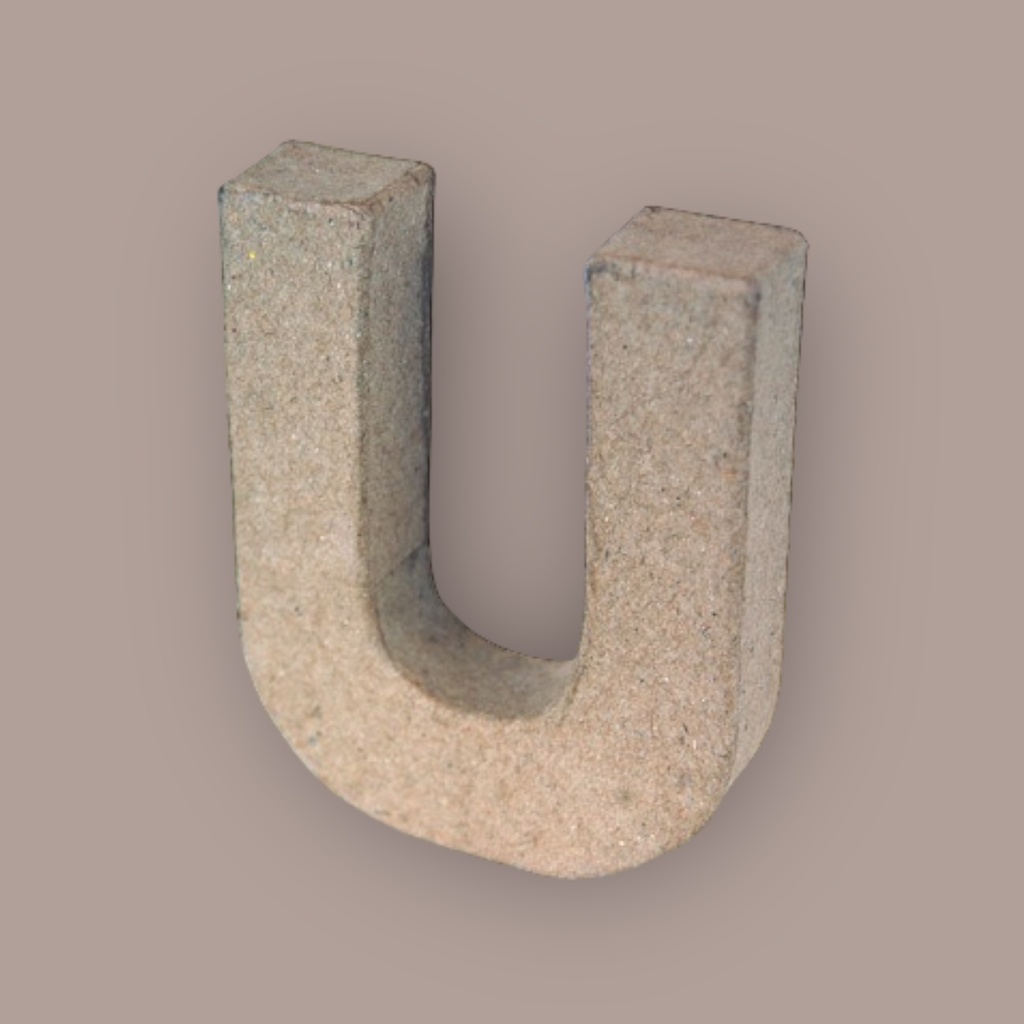 PaperMache Letter 4" U PACK OF 5